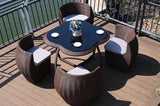 Asenka Design Rattan Table & Chairs