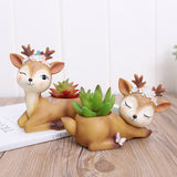 Cute Mini Deer Flower Pot