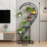 Laurel Heart Shaped Multi Level Flower Rack