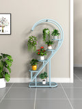 Laurel Heart Shaped Multi Level Flower Rack