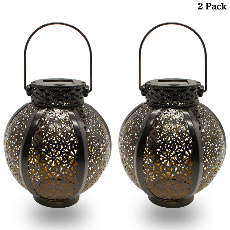 Hollow Solar Outdoor Lantern