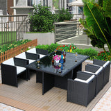 Asenka Large Rattan Table And Chair Set