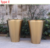 Braxton Stainless Steel Flower Pot
