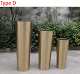 Braxton Stainless Steel Flower Pot