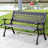 Otto Outdoor Bronze Cast Aluminum Bench
