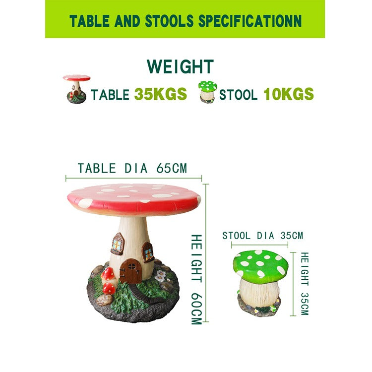 Terran Mushroom Table & Chairs