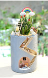 Cute Animal House Flower Pot