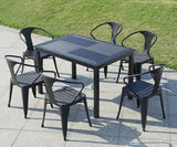 Akai Outdoor Composite Wood Table Set