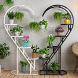 Laurel Heart Shaped Multi Level Flower Rack