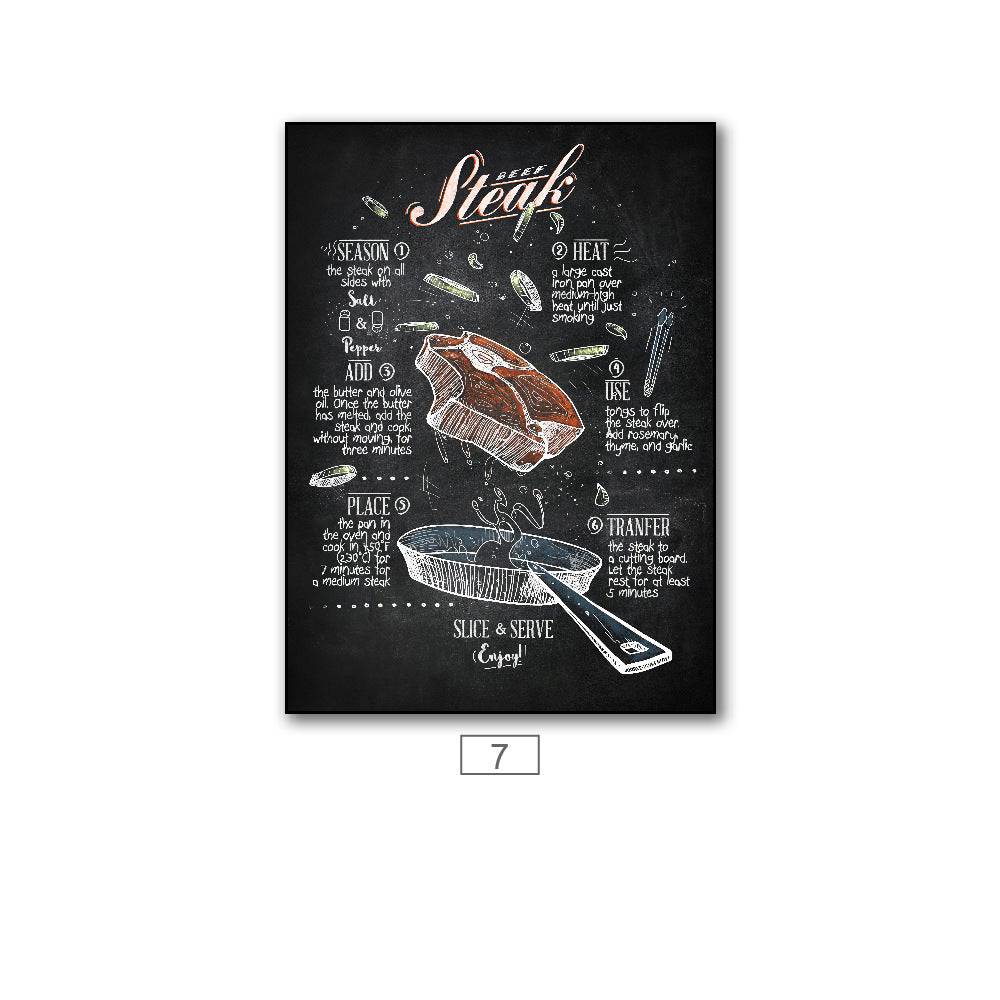 Food Canvas Decoration Painting