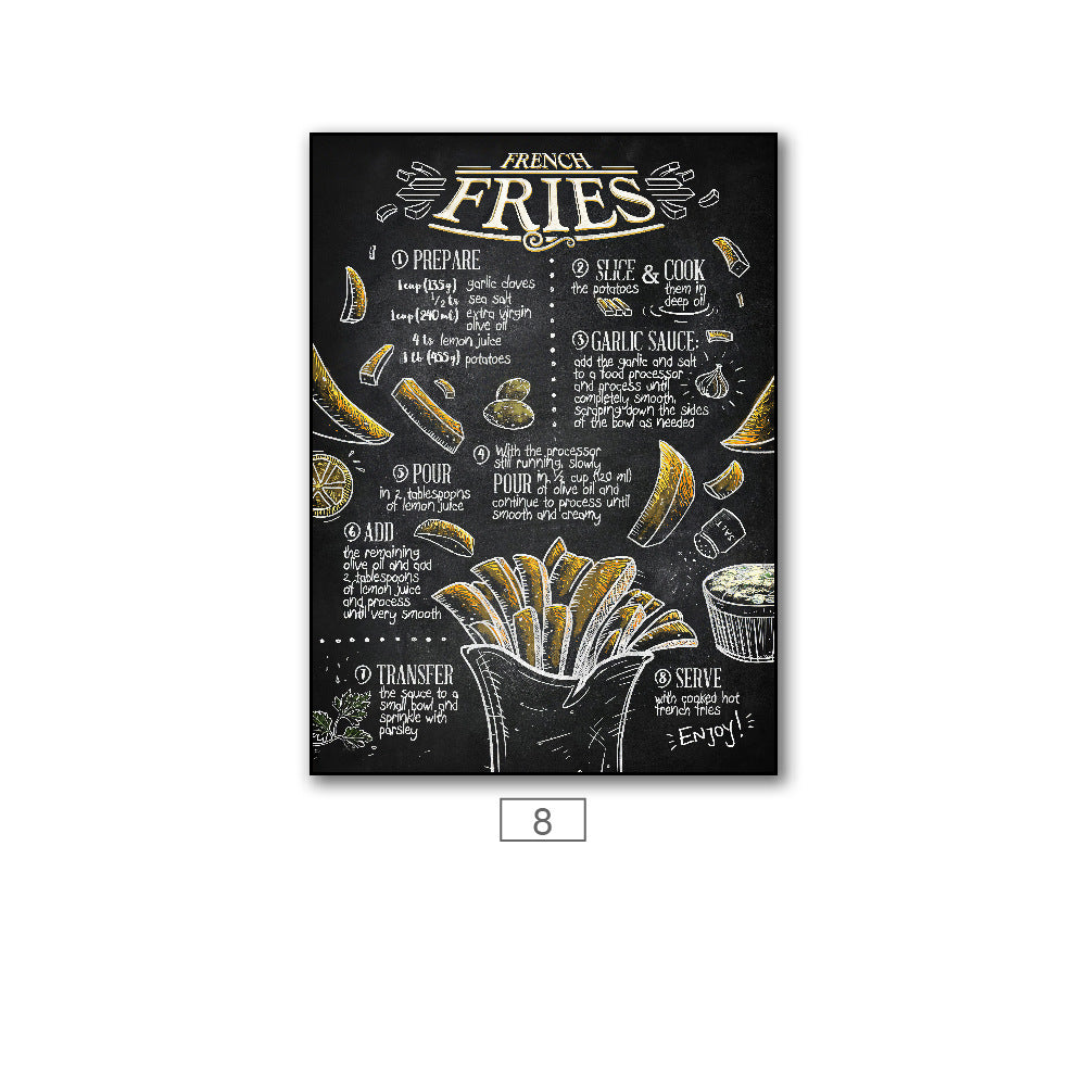 Food Canvas Decoration Painting