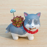 Cute Dog Mini Planter