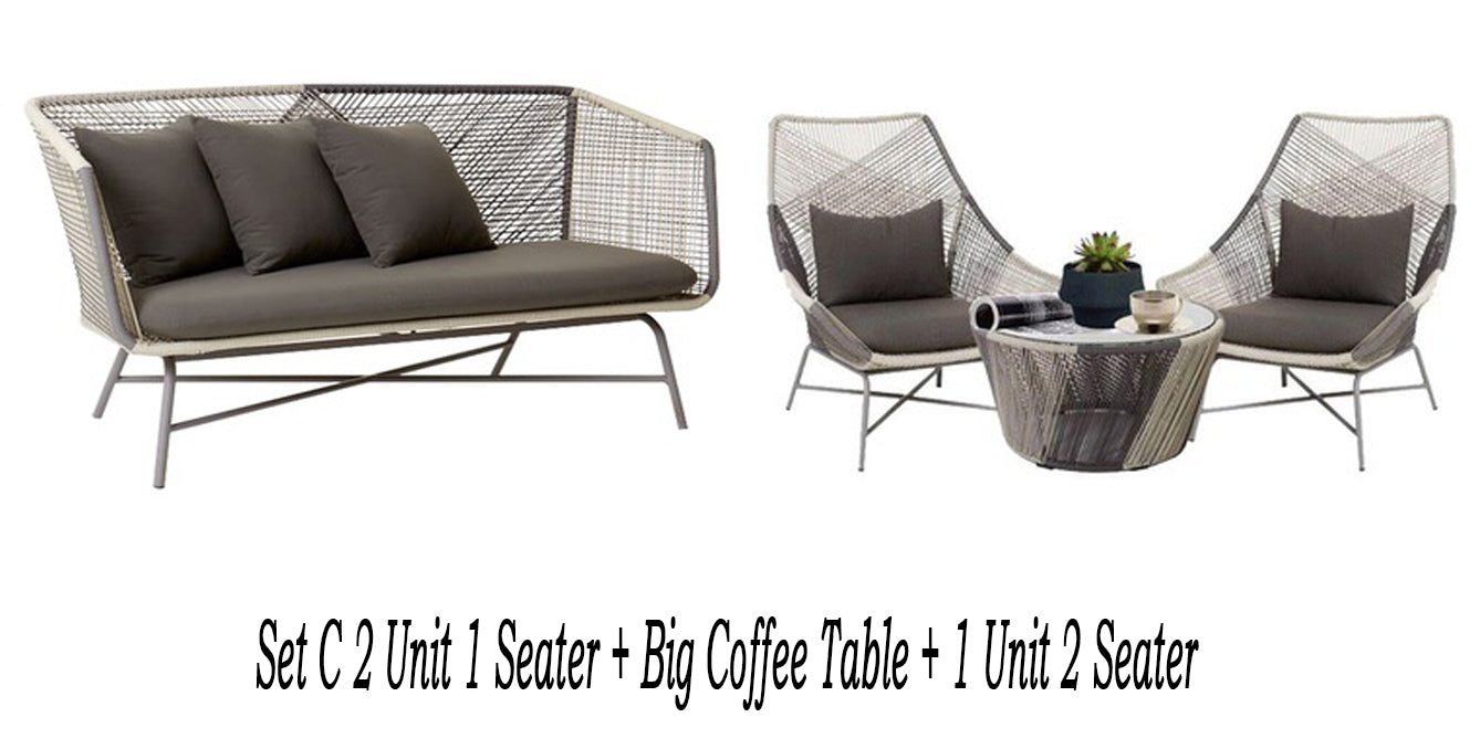 Asenka Outdoor Rattan Set