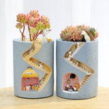 Cute Animal House Flower Pot