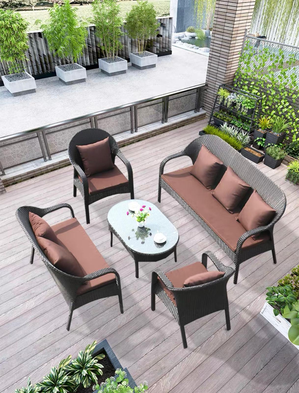 Toulouse Rattan Table And Chair Set
