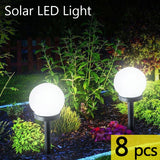 8 Pcs/Lot LED Solar Garden Light