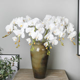 Artificial Silk White Orchid Flowers