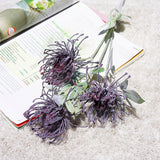 Flocked Leucospermum Artificial Flowers