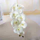 Artificial Silk White Orchid Flowers