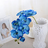Artificial Silk White Orchid Flowers