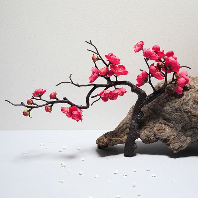 Cherry Red Plum Blossom