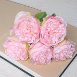 5pc Artificial Peony Silk Flowers
