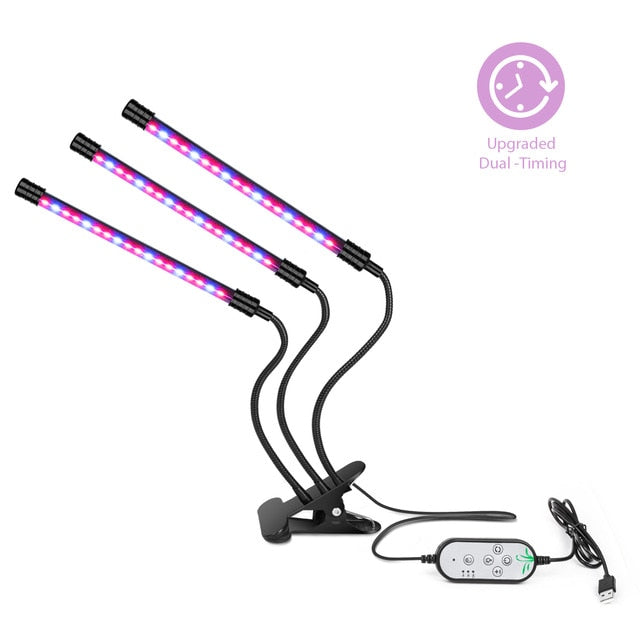 Ltesdtraw Solar LED Plant Grow Light Strip Full Spectrum 5V 5W Phyto Lamp  for Flower Grow 