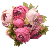 1Bunch European Artificial Peony Flowers