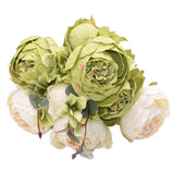 1Bunch European Artificial Peony Flowers