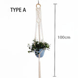 100% macrame handmade plant hanger