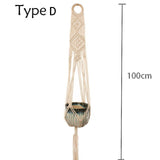 100% macrame handmade plant hanger
