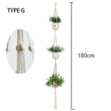 100% macrame handmade plant hanger