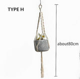 100% macrame handmade plant hanger