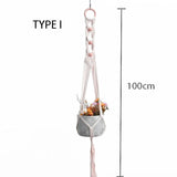 100% macrame handmade plant hanger