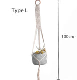 100% macrame handmade plant hanger