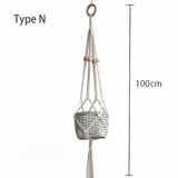 100% macrame handmade plant hanger