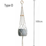 100% macrame handmade plant hanger
