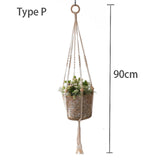 100% macrame handmade plant hanger