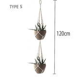 100% macrame handmade plant hanger