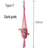 100% macrame handmade plant hanger