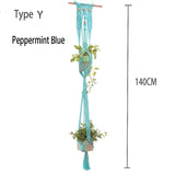 100% macrame handmade plant hanger