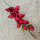 Artificial Silk White Orchid Flowers