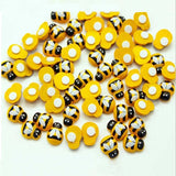 50/100pcs Wooden Mini Bee