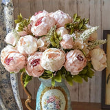 1Bunch European Artificial Peony Flowers