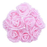 10/20/30Pcs 8cm Artificial PE Foam Rose Flowers