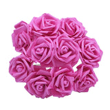 10/20/30Pcs 8cm Artificial PE Foam Rose Flowers