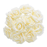 10/20/30Pcs 8cm Artificial PE Foam Rose Flowers