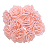 10/20/30Pcs 8cm Artificial PE Foam Rose Flowers
