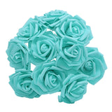 10/20/30Pcs 8cm Artificial PE Foam Rose Flowers