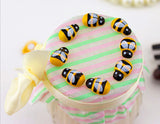 50/100pcs Wooden Mini Bee